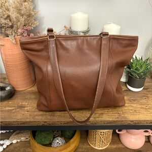 Coach XL light tote
